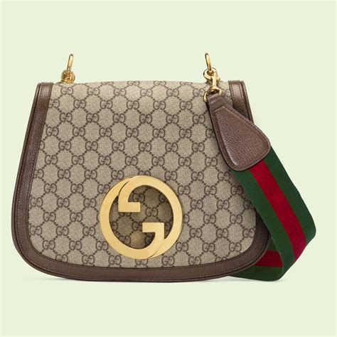 gucci blondie gg mini bag - beige/ebony/brown|Gucci Blondie mini shoulder bag in beige and ebony GG .